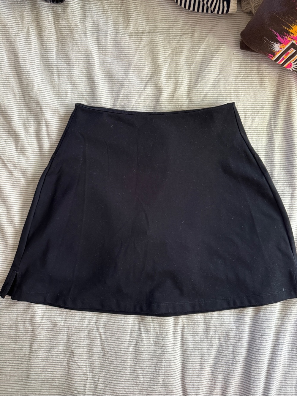 girlfriend collective Black Sport Skort